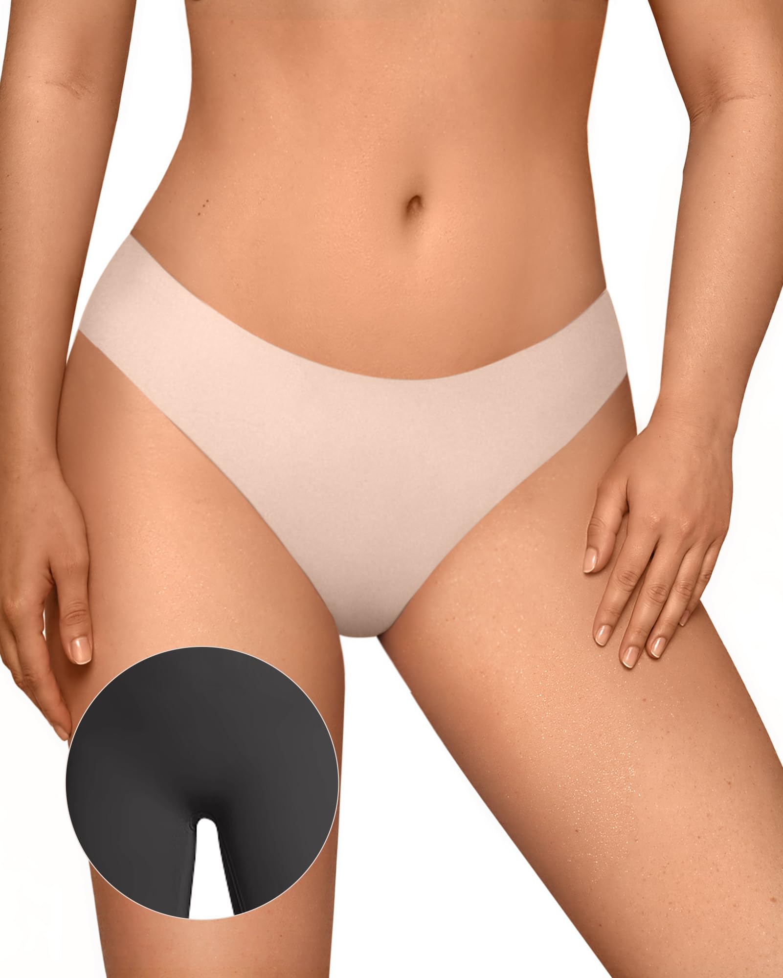 OEAK Seamless Thongs for Women Invisible Thongs