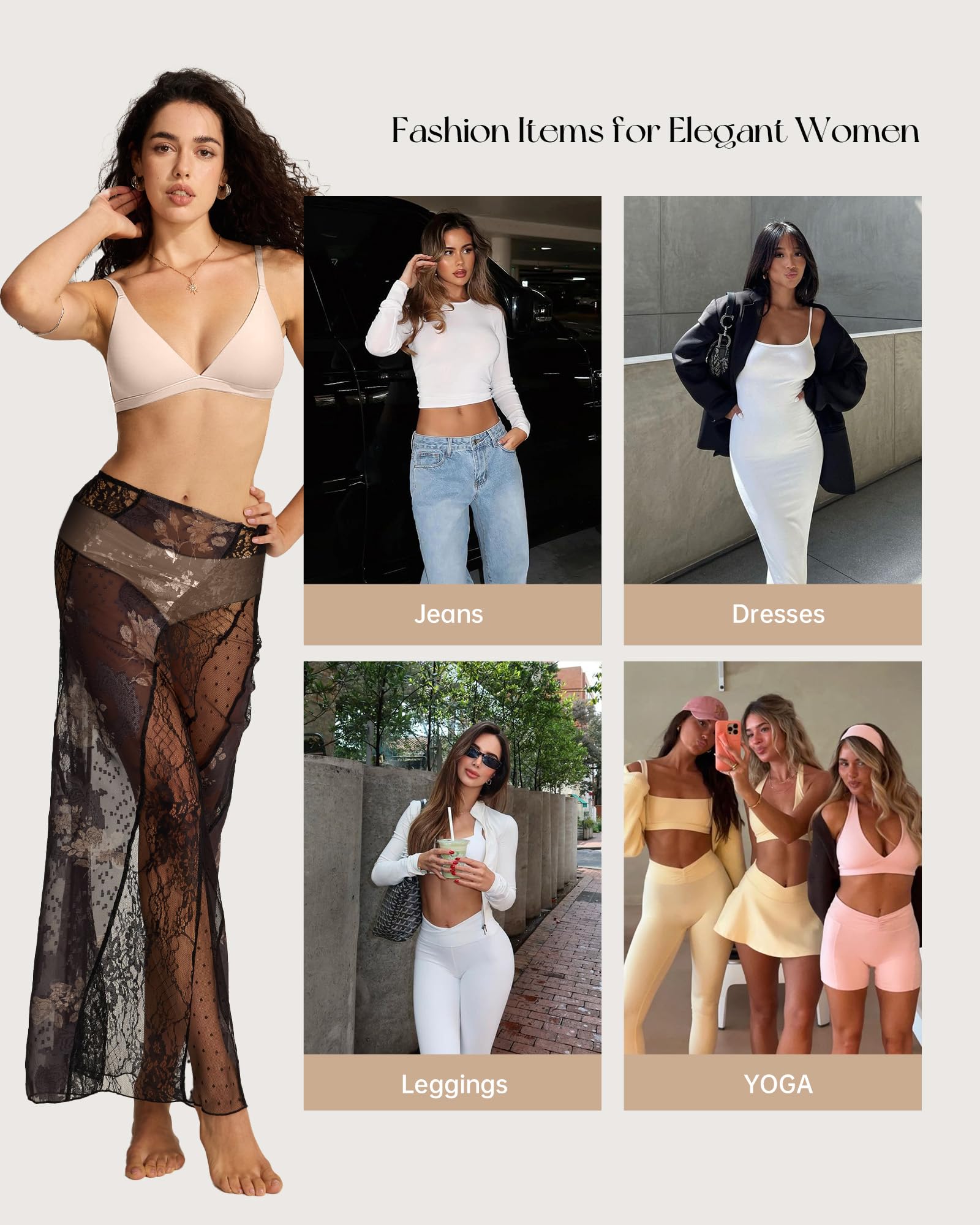 OEAK Seamless Thongs for Women Invisible Thongs